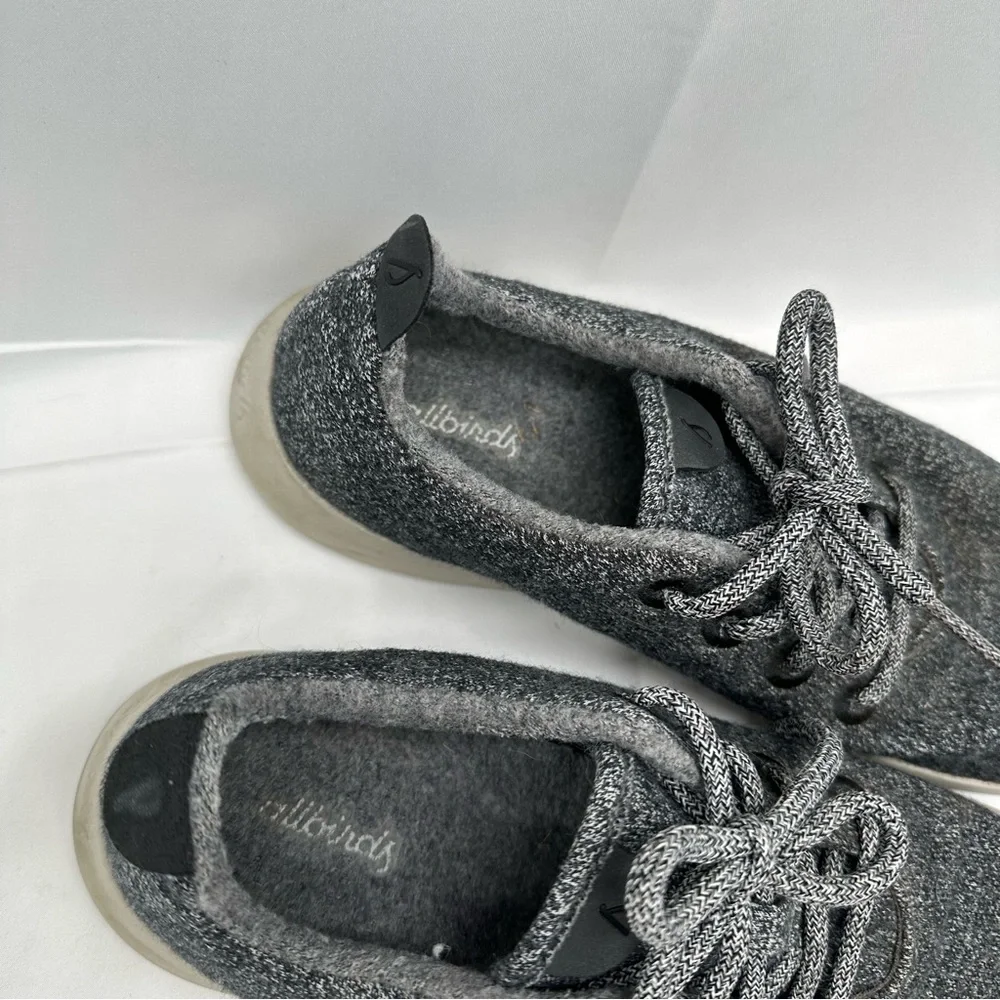 Allbirds men’s Wool Runner gray sneakers size 10